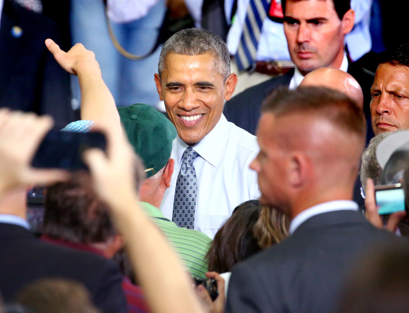 2015: President Barack Obama in La Crosse